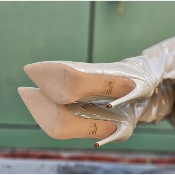 Women's Thigh High Over the Knee Stiletto Boots - Picture 7 of 8